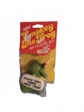 Vintage Smokey The Frog Air Freshener